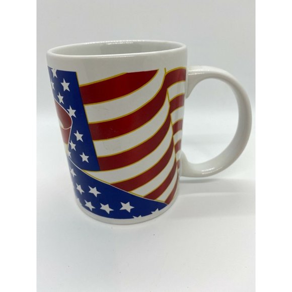 USA Flag True Colors MUG 1998 Tom Simms for Westwood 1998 Patriotic 1998 - Picture 4 of 6